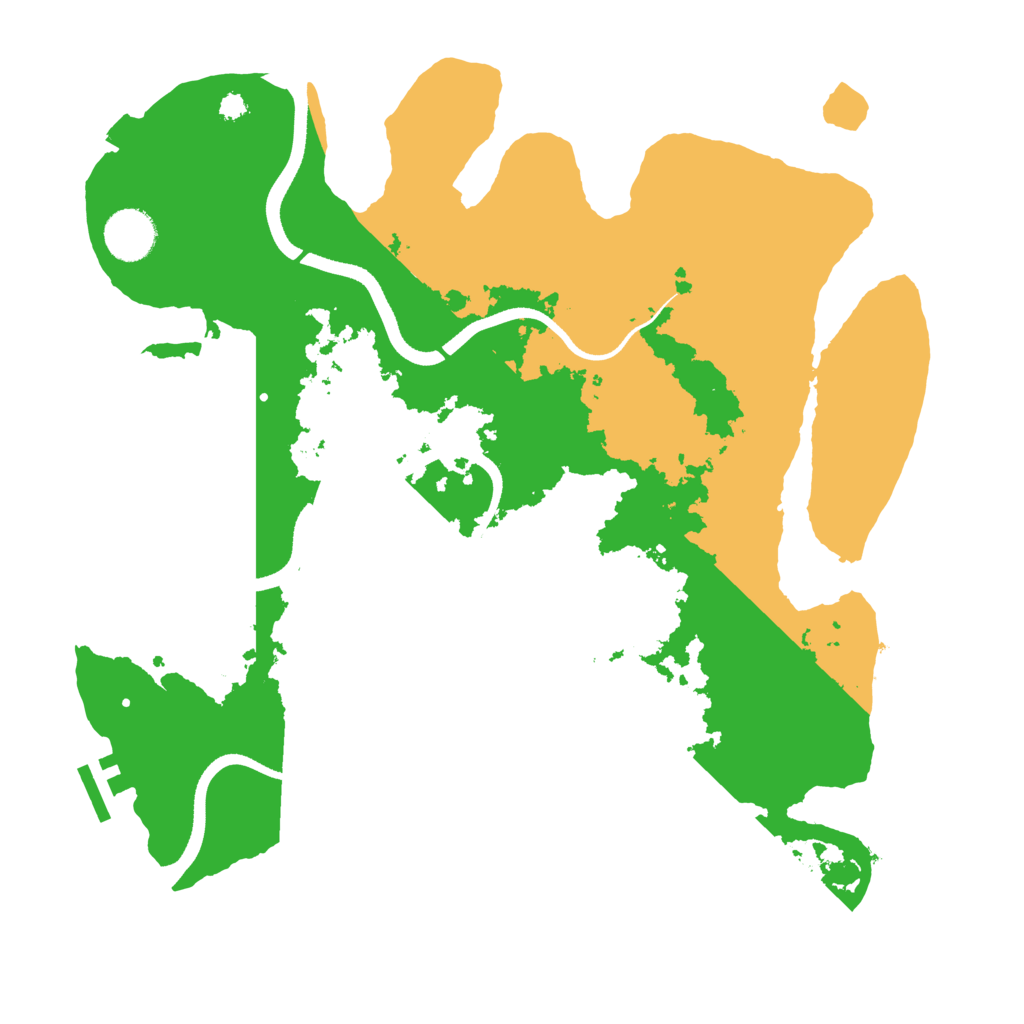 Biome Rust Map: Procedural Map, Size: 3500, Seed: 1750271351