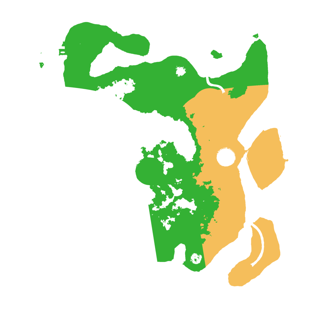Biome Rust Map: Procedural Map, Size: 3000, Seed: 1764365263