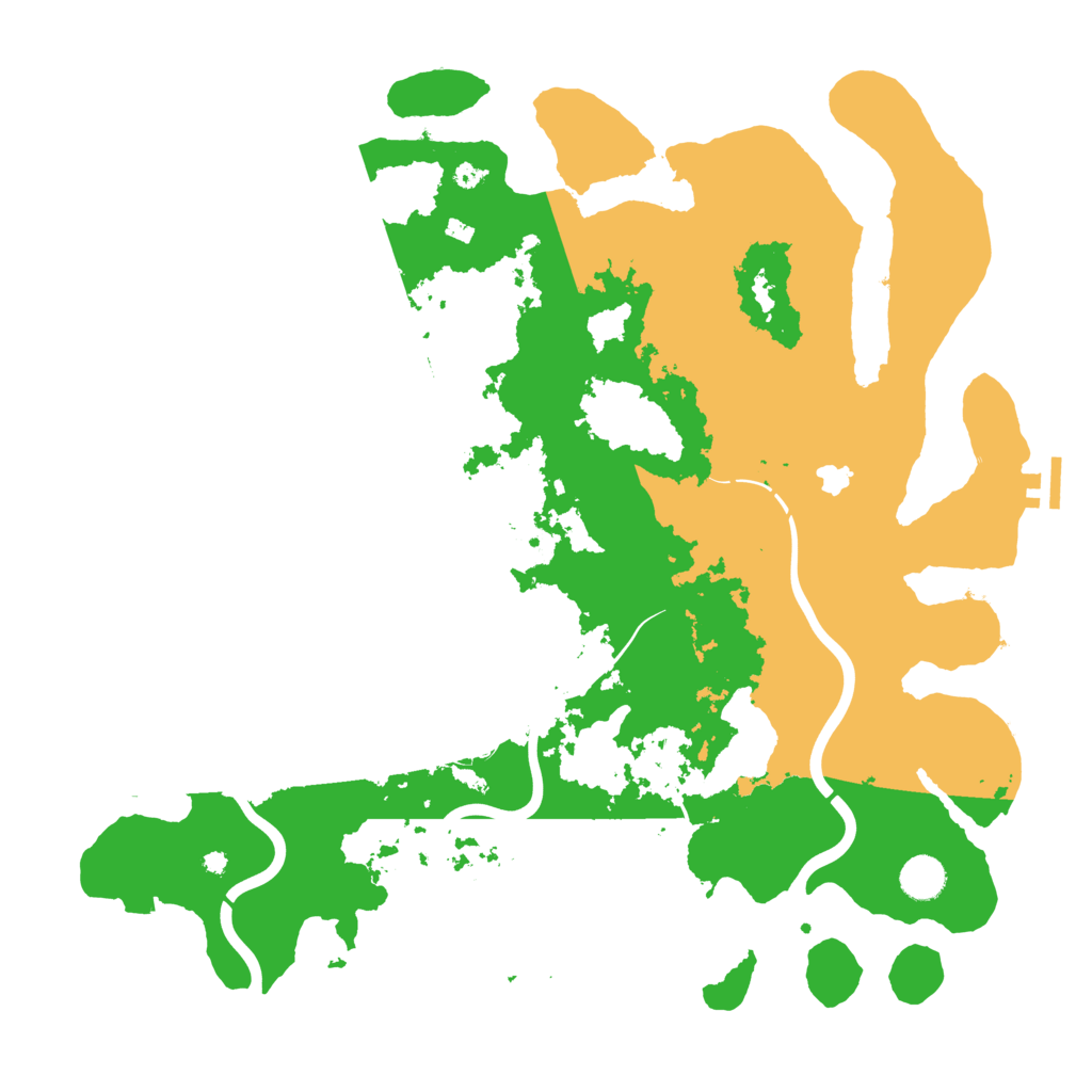 Biome Rust Map: Procedural Map, Size: 4250, Seed: 5644