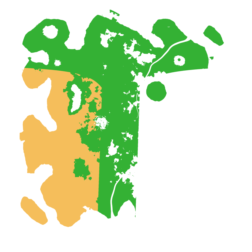 Biome Rust Map: Procedural Map, Size: 3500, Seed: 2072411917