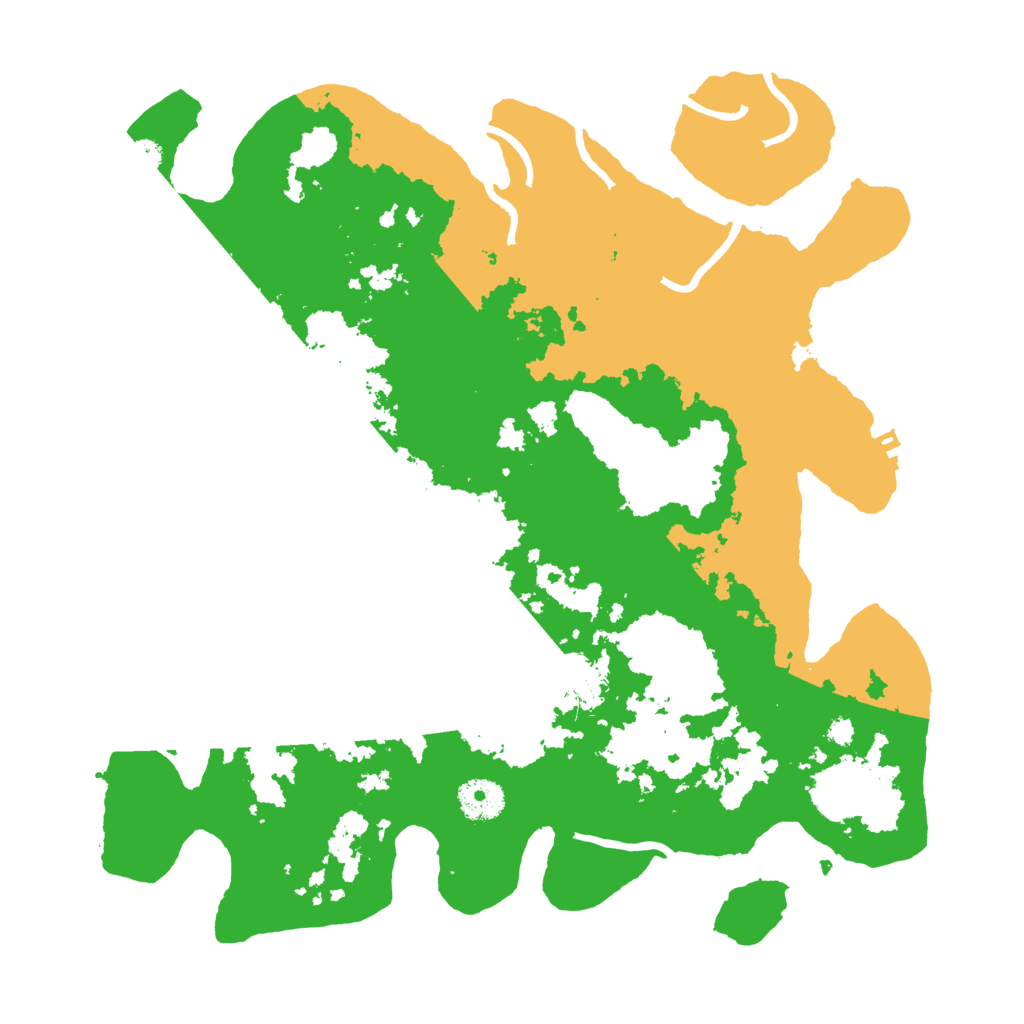 Biome Rust Map: Procedural Map, Size: 3500, Seed: 30947916