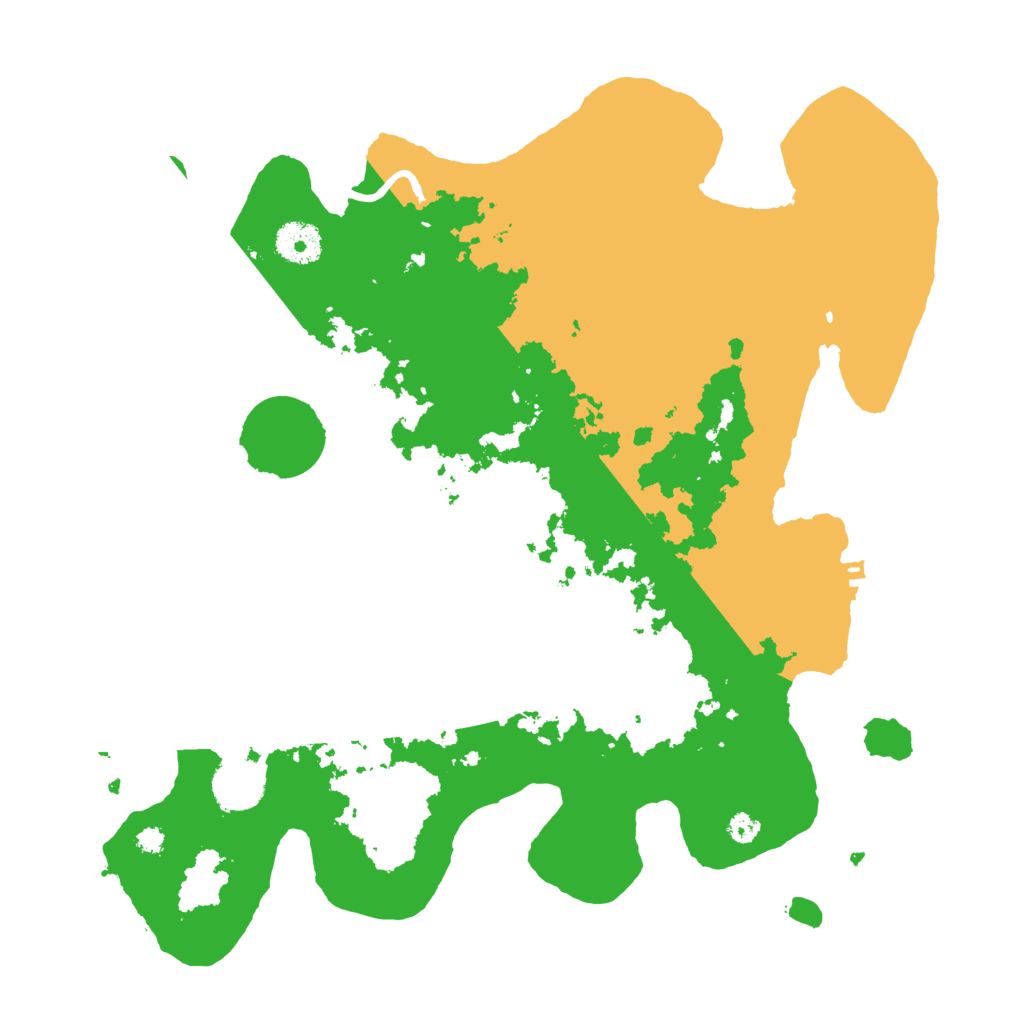 Biome Rust Map: Procedural Map, Size: 3500, Seed: 885254