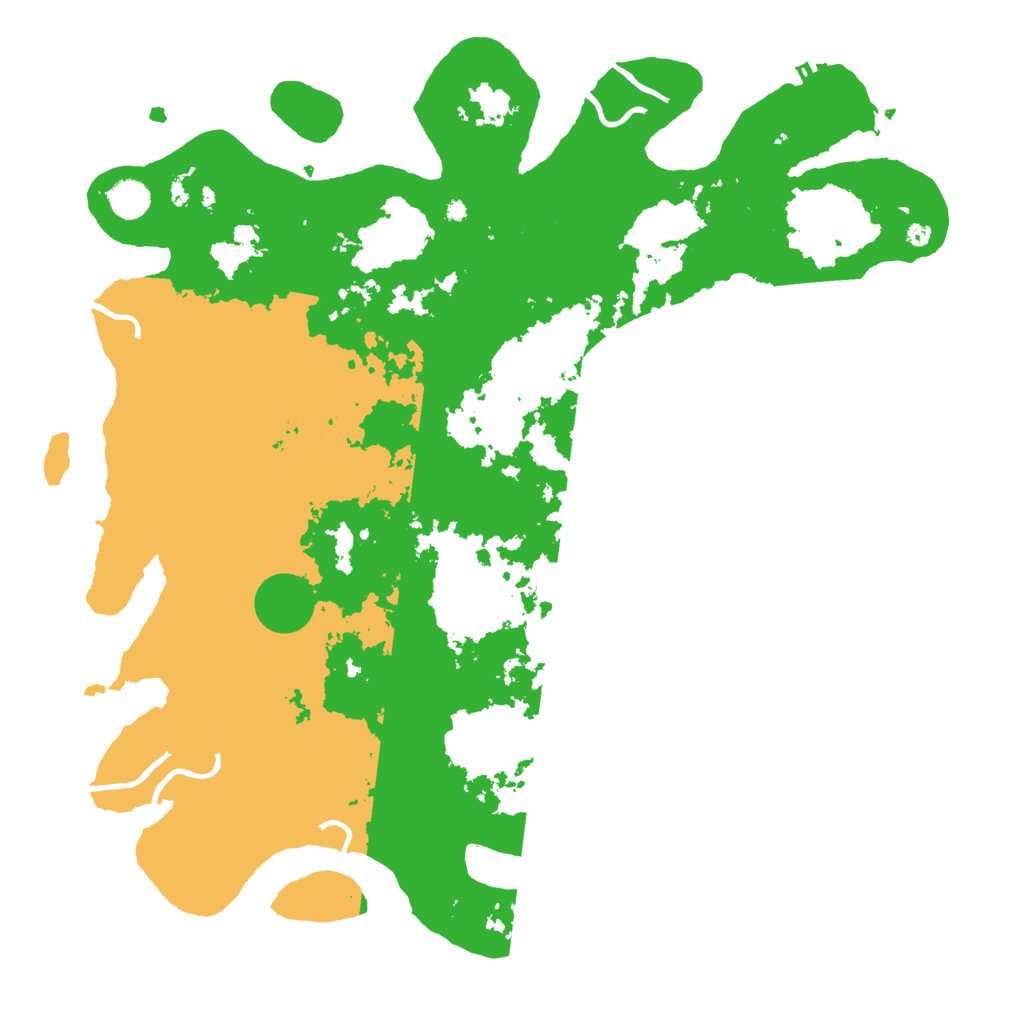 Biome Rust Map: Procedural Map, Size: 4500, Seed: 852681660