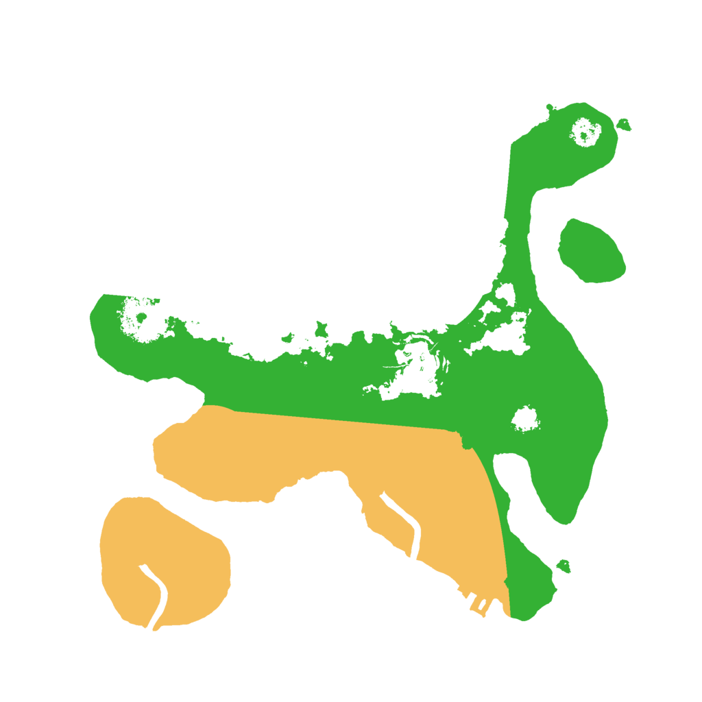 Biome Rust Map: Procedural Map, Size: 2500, Seed: 646953659