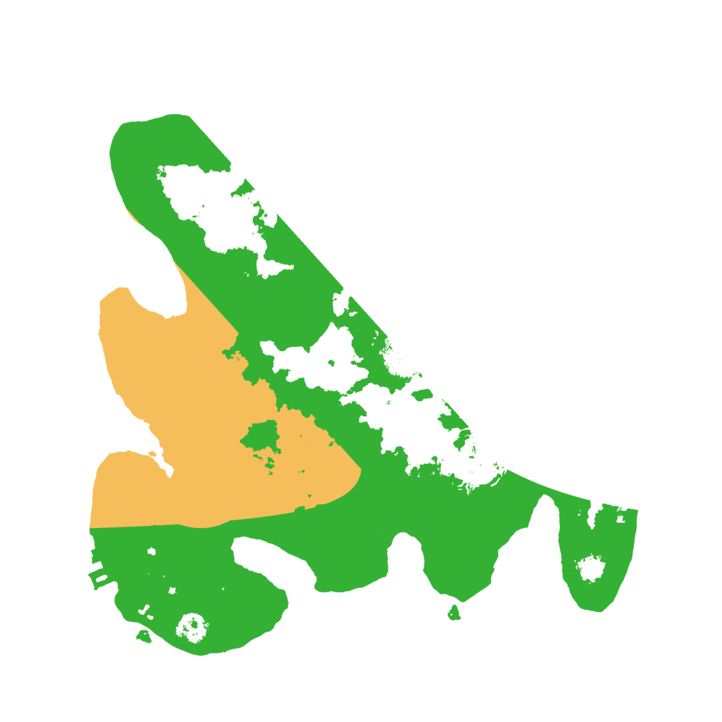 Biome Rust Map: Procedural Map, Size: 2500, Seed: 435