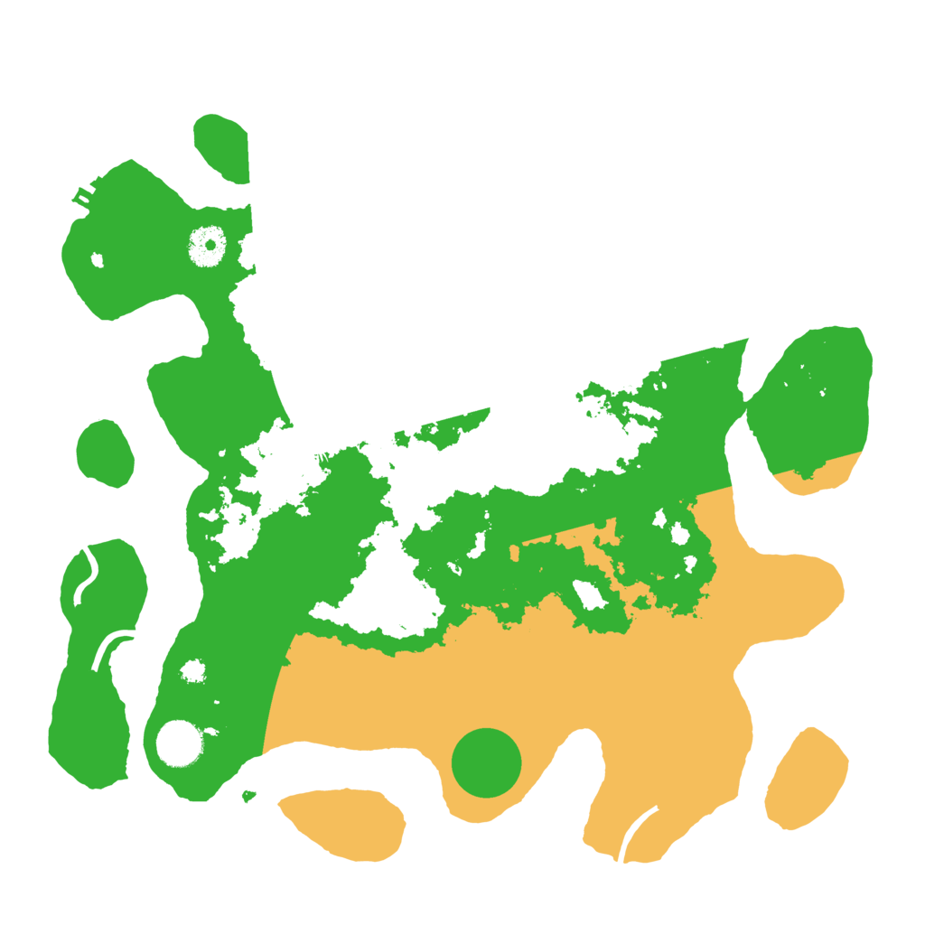 Biome Rust Map: Procedural Map, Size: 3500, Seed: 184324148