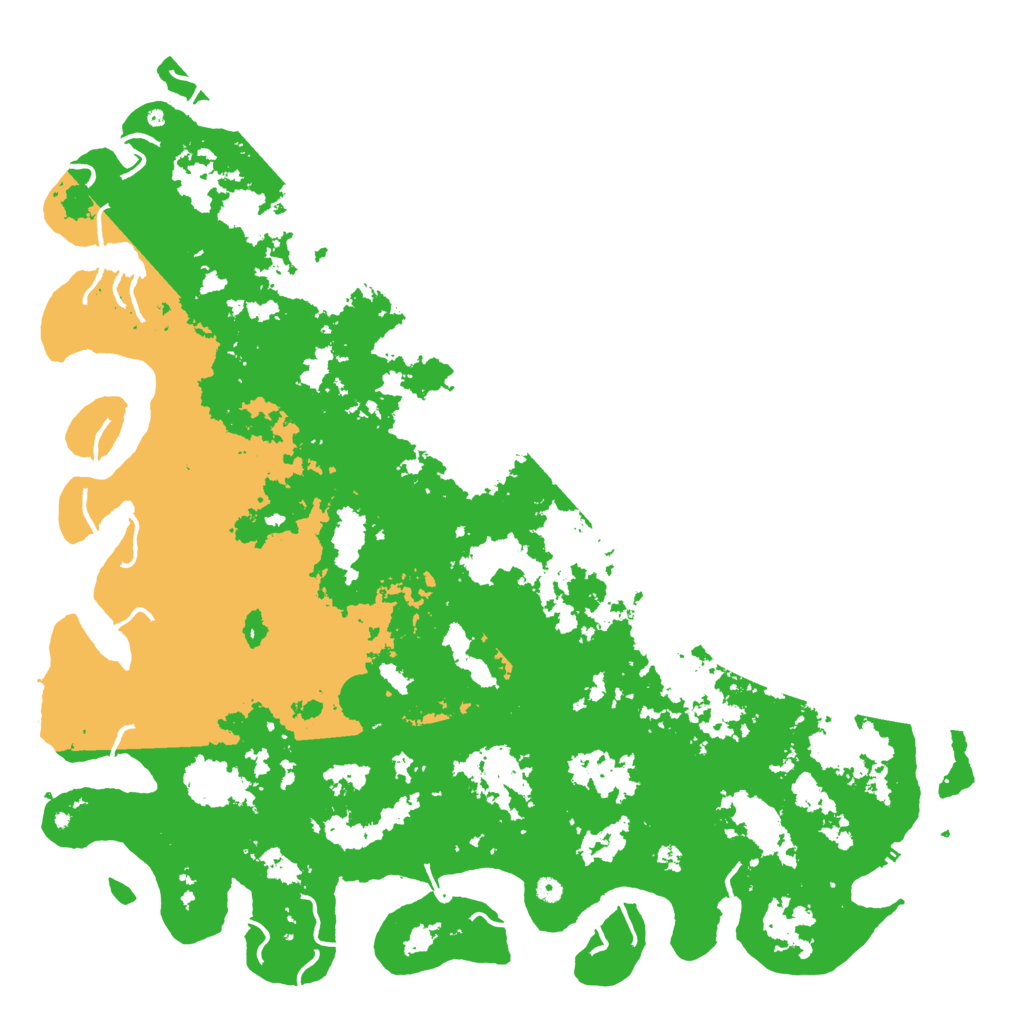 Biome Rust Map: Procedural Map, Size: 6000, Seed: 749381