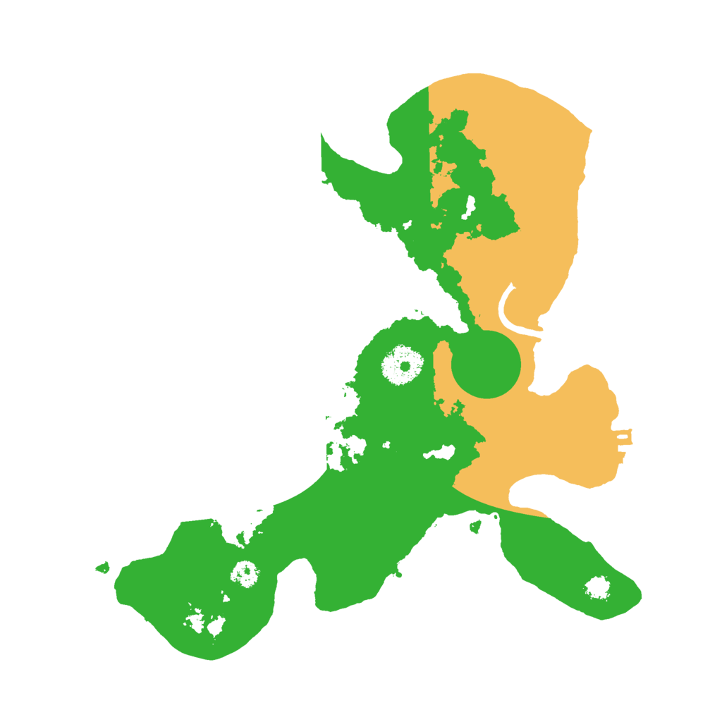 Biome Rust Map: Procedural Map, Size: 2800, Seed: 1586962488