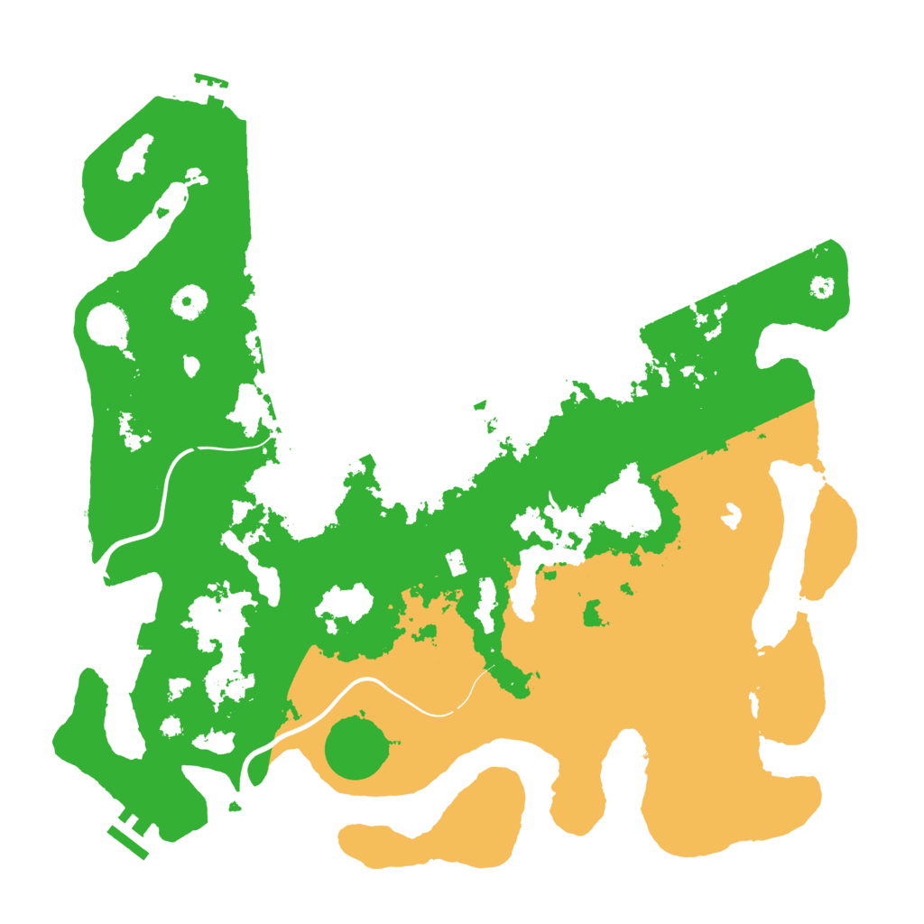 Biome Rust Map: Procedural Map, Size: 4000, Seed: 2323140