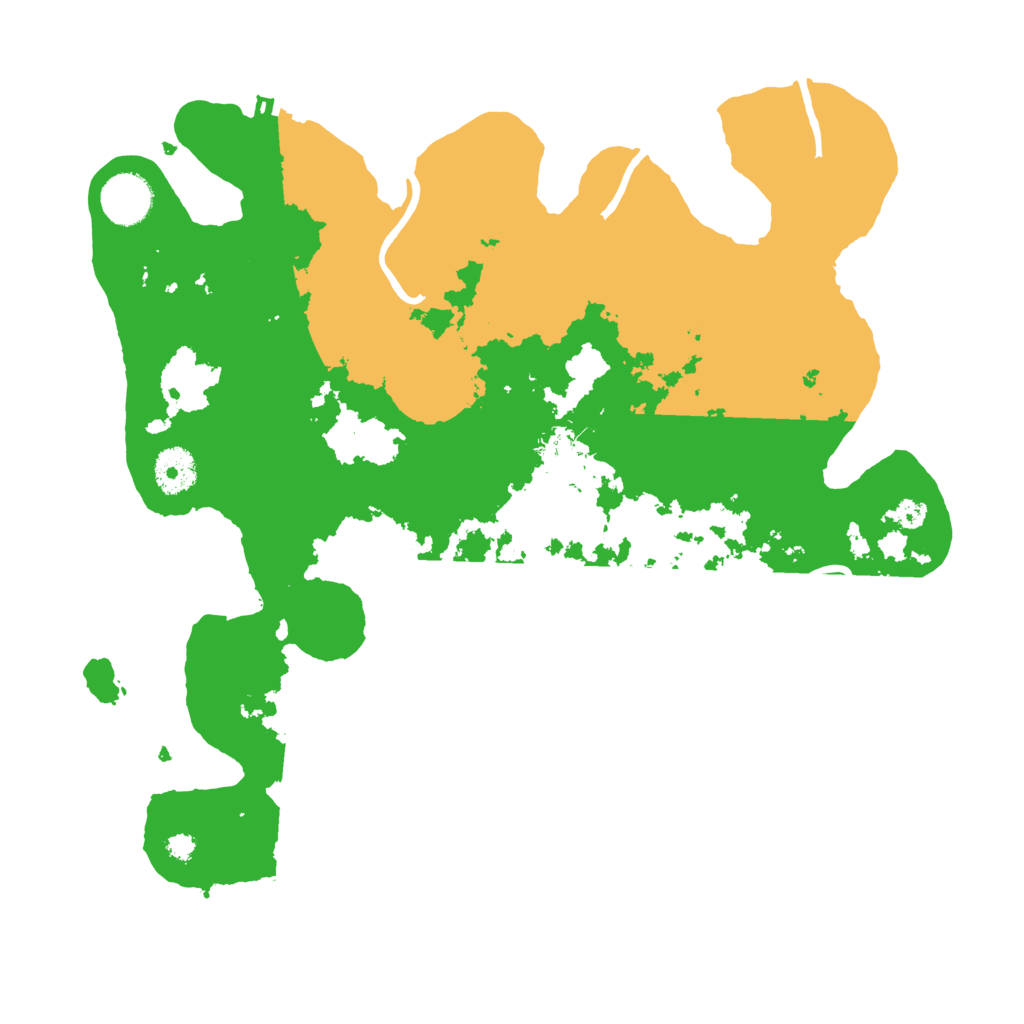 Biome Rust Map: Procedural Map, Size: 3500, Seed: 288023799