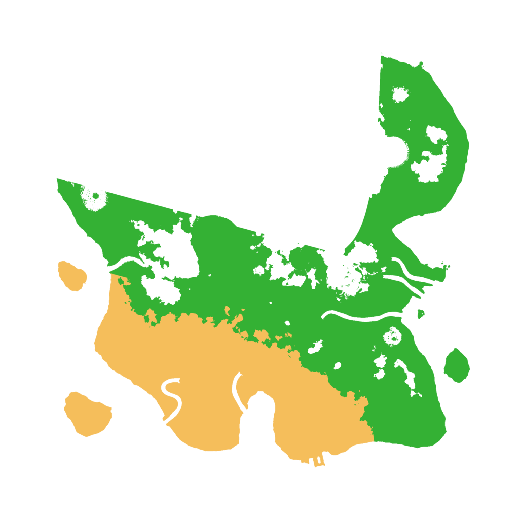 Biome Rust Map: Procedural Map, Size: 3000, Seed: 1623303