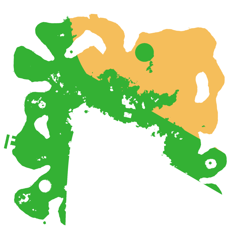 Biome Rust Map: Procedural Map, Size: 3500, Seed: 18163599