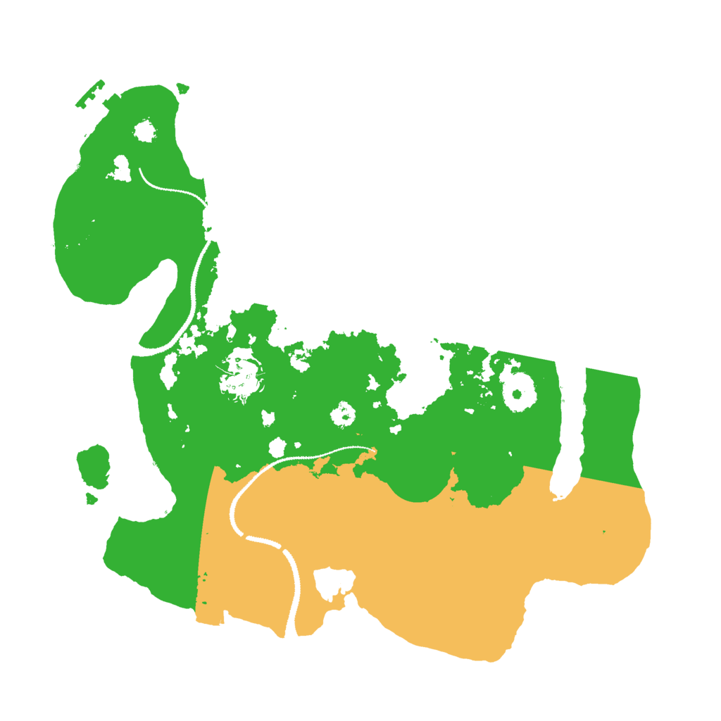 Biome Rust Map: Procedural Map, Size: 3000, Seed: 172496348