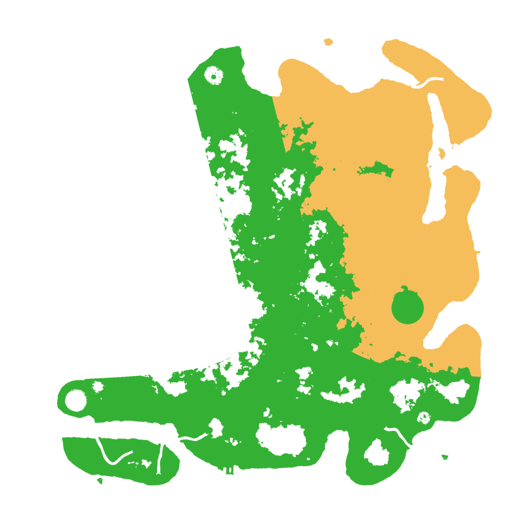 Biome Rust Map: Procedural Map, Size: 4250, Seed: 11007