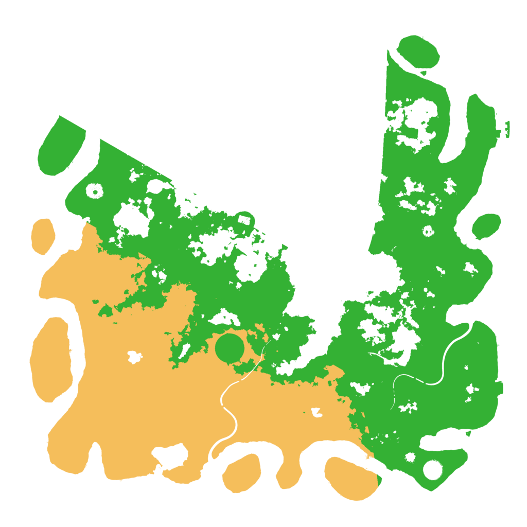 Biome Rust Map: Procedural Map, Size: 4750, Seed: 608459634