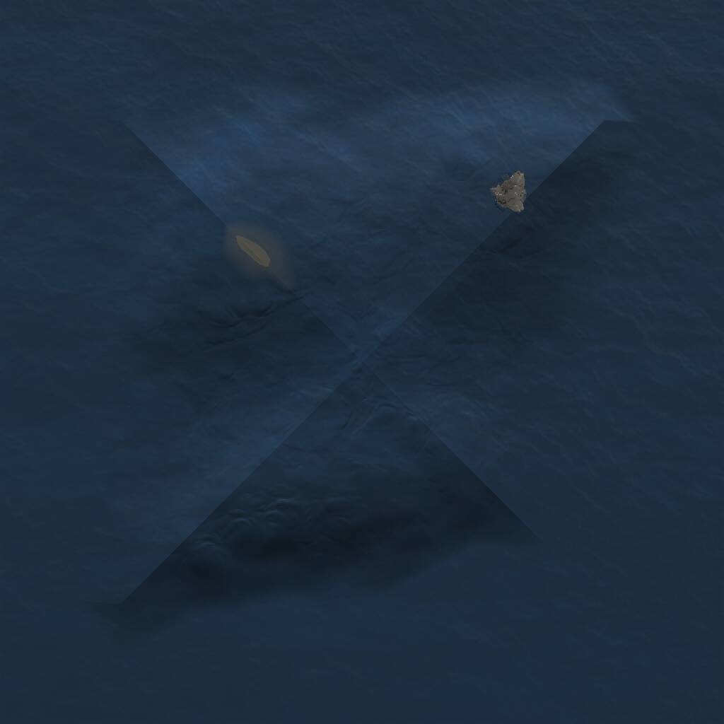 Rust Map: Procedural Map, Size: 1000, Seed: 491522531, 1 Monuments