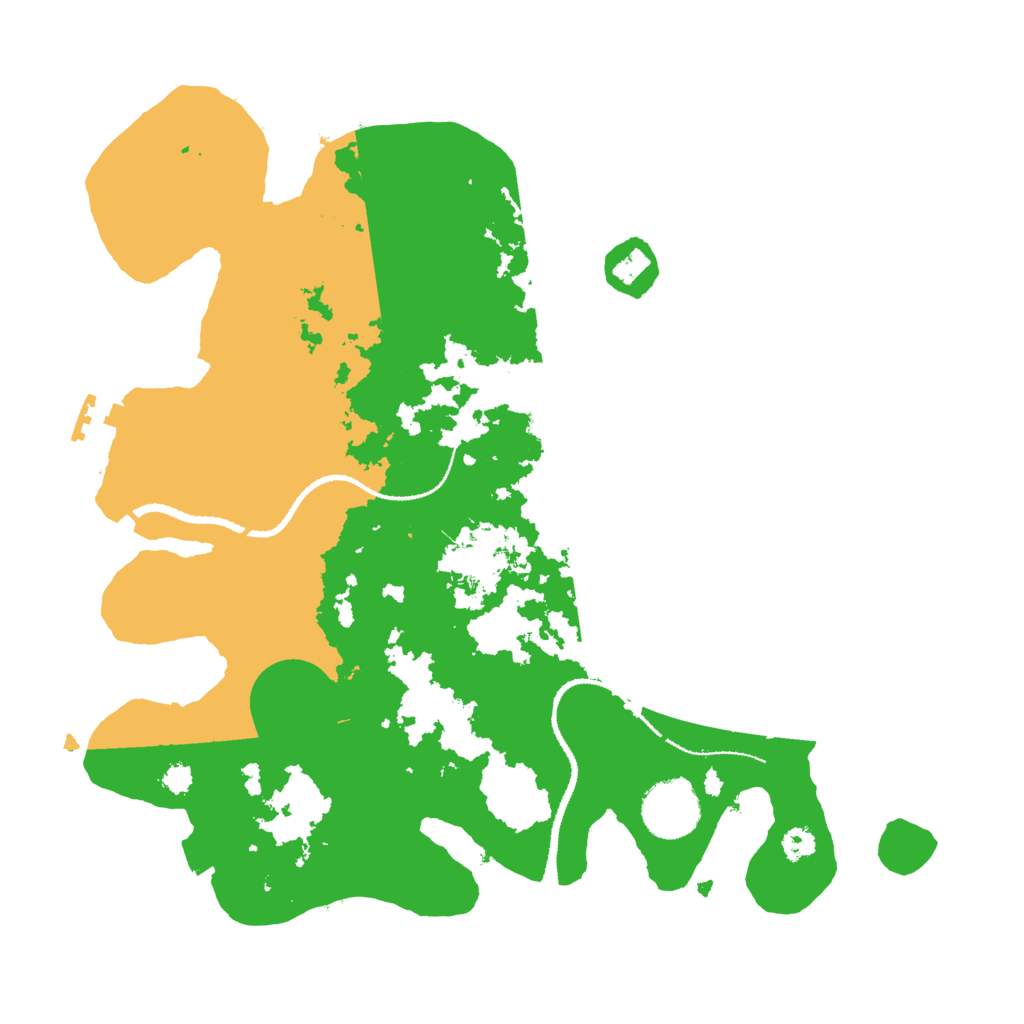 Biome Rust Map: Procedural Map, Size: 3130, Seed: 2129