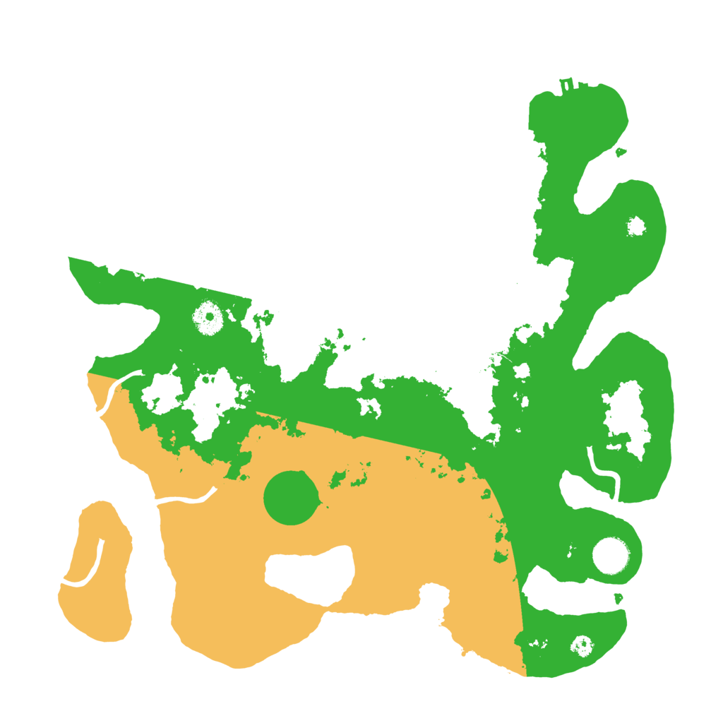 Biome Rust Map: Procedural Map, Size: 3500, Seed: 14530987