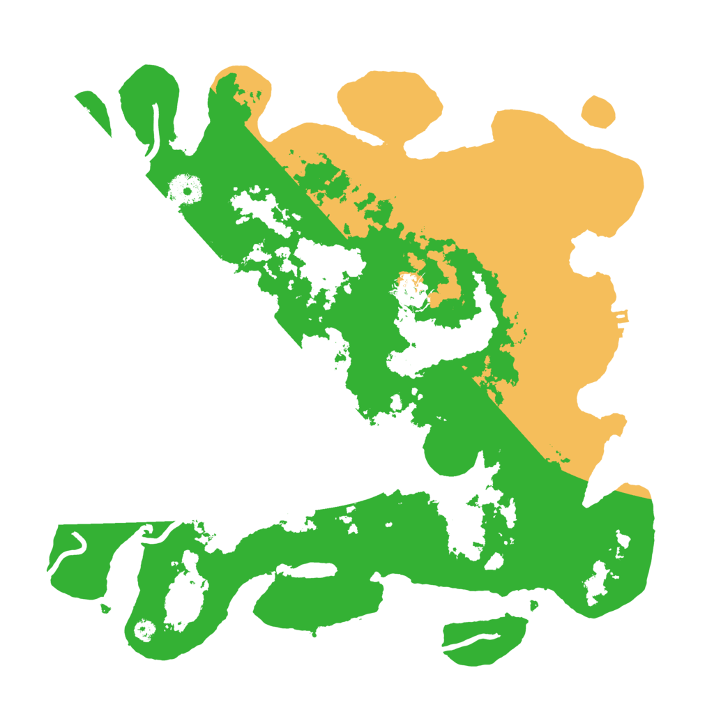 Biome Rust Map: Procedural Map, Size: 3500, Seed: 53162445