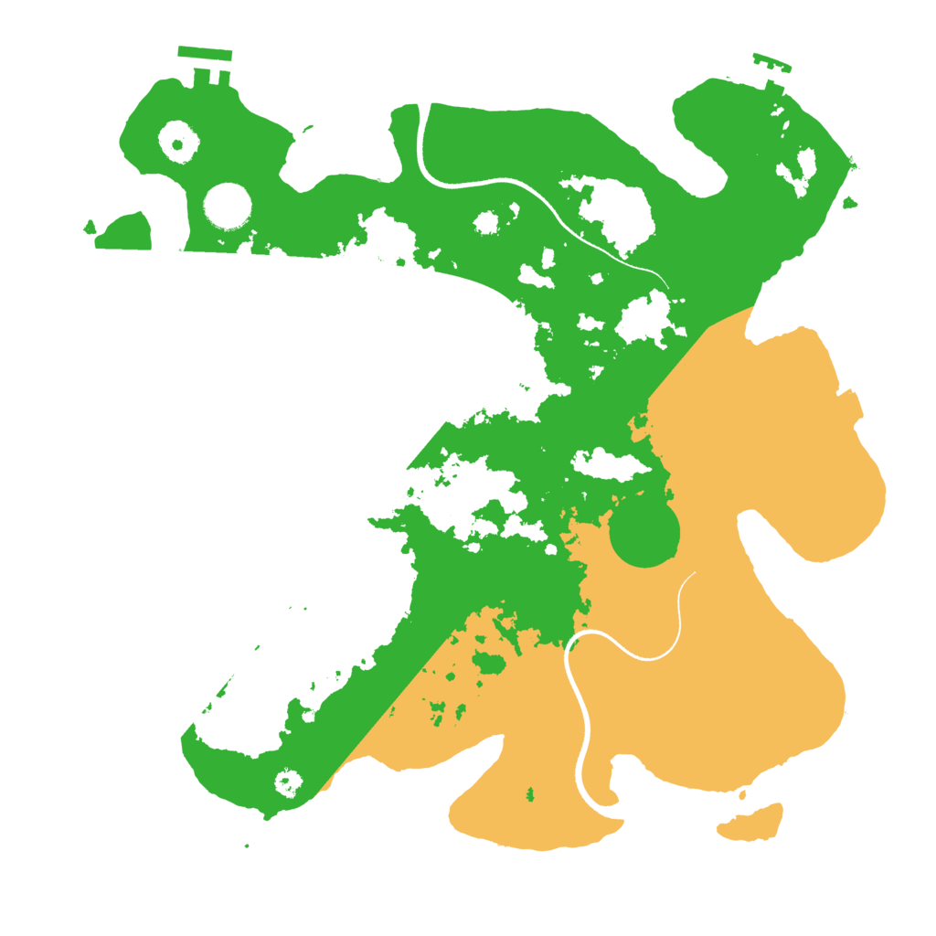 Biome Rust Map: Procedural Map, Size: 3500, Seed: 447272258
