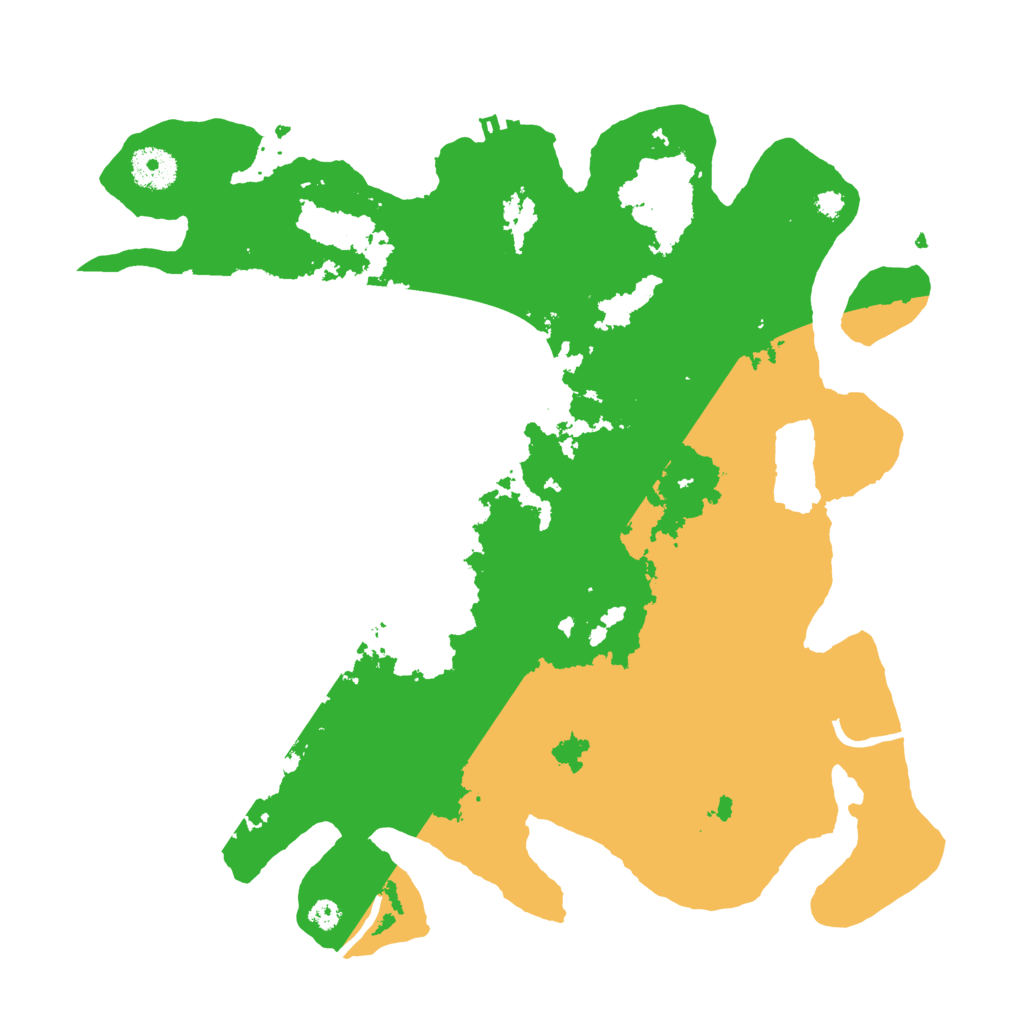 Biome Rust Map: Procedural Map, Size: 3500, Seed: 27475087
