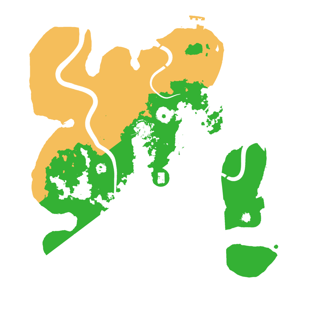 Biome Rust Map: Procedural Map, Size: 3000, Seed: 512043540