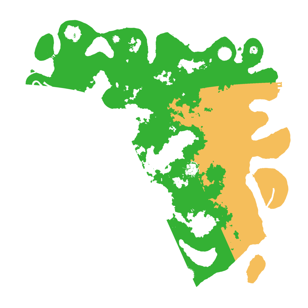 Biome Rust Map: Procedural Map, Size: 3950, Seed: 696374594