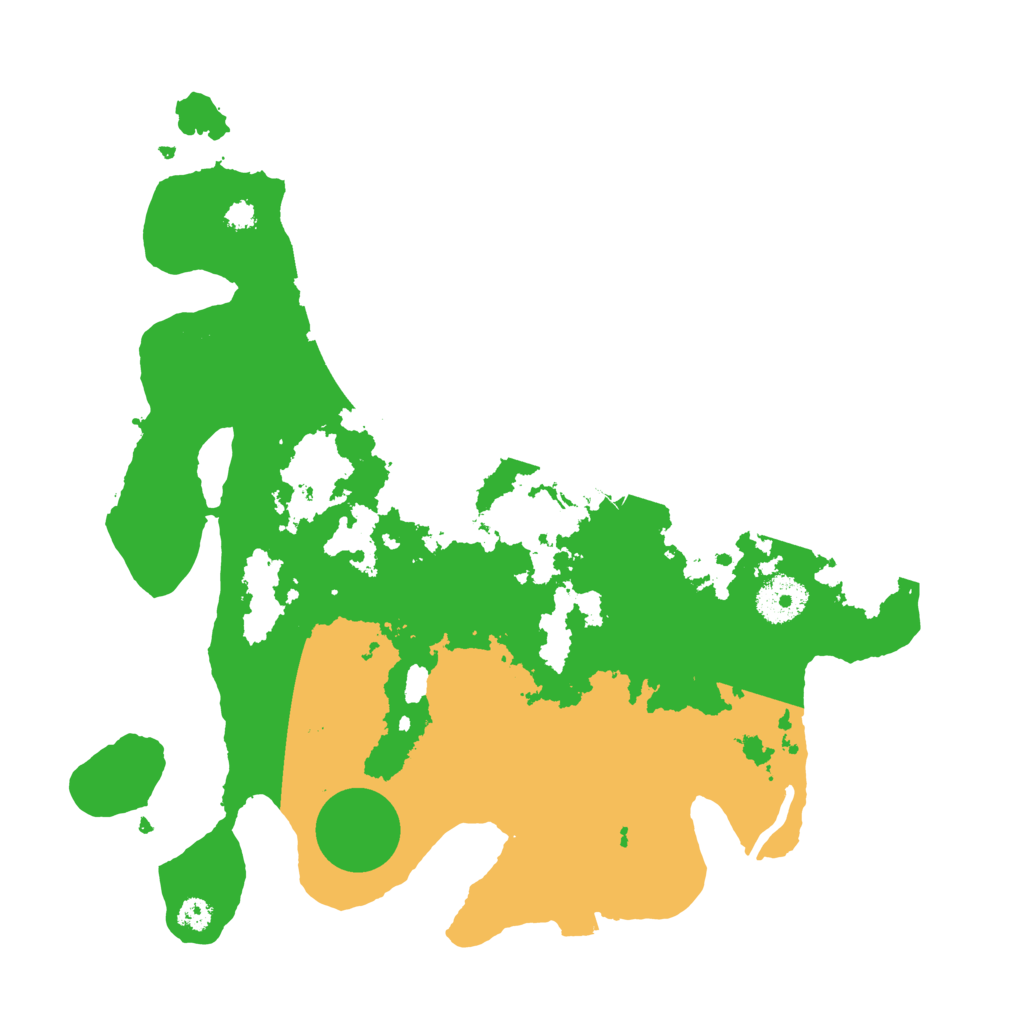 Biome Rust Map: Procedural Map, Size: 3200, Seed: 768193199