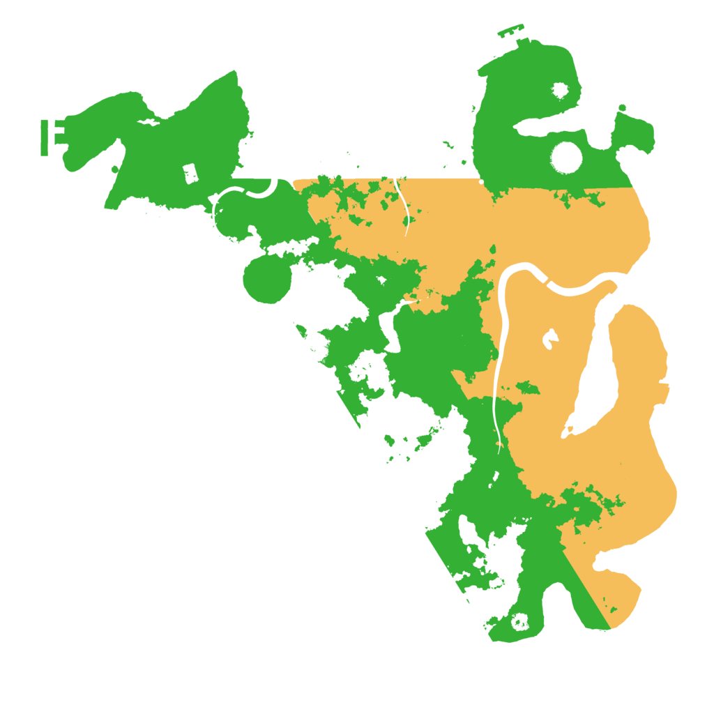 Biome Rust Map: Procedural Map, Size: 4000, Seed: 1853722538