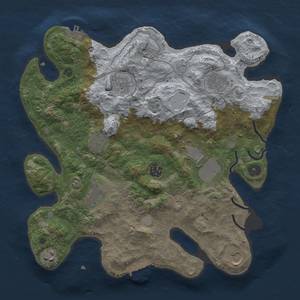 Thumbnail Rust Map: Procedural Map, Size: 3500, Seed: 1404980076, 16 Monuments