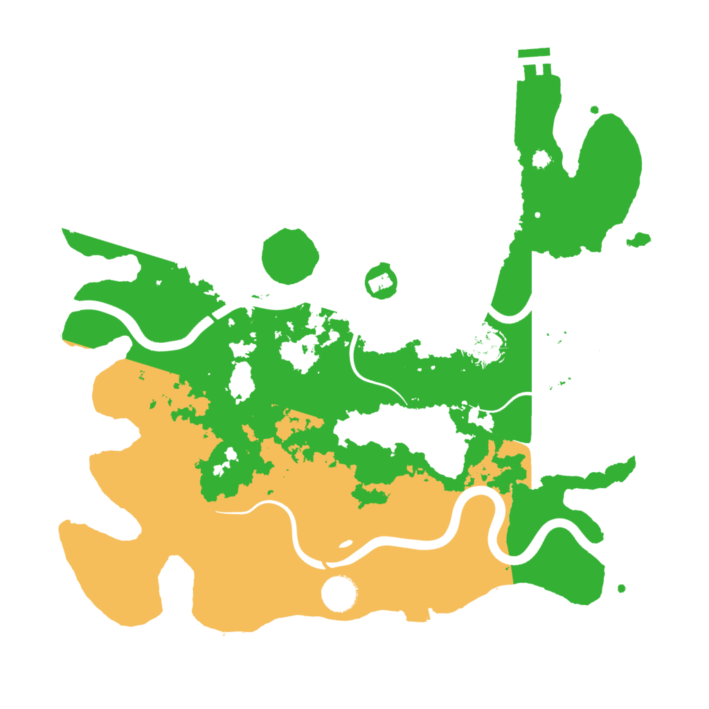 Biome Rust Map: Procedural Map, Size: 3500, Seed: 19329365