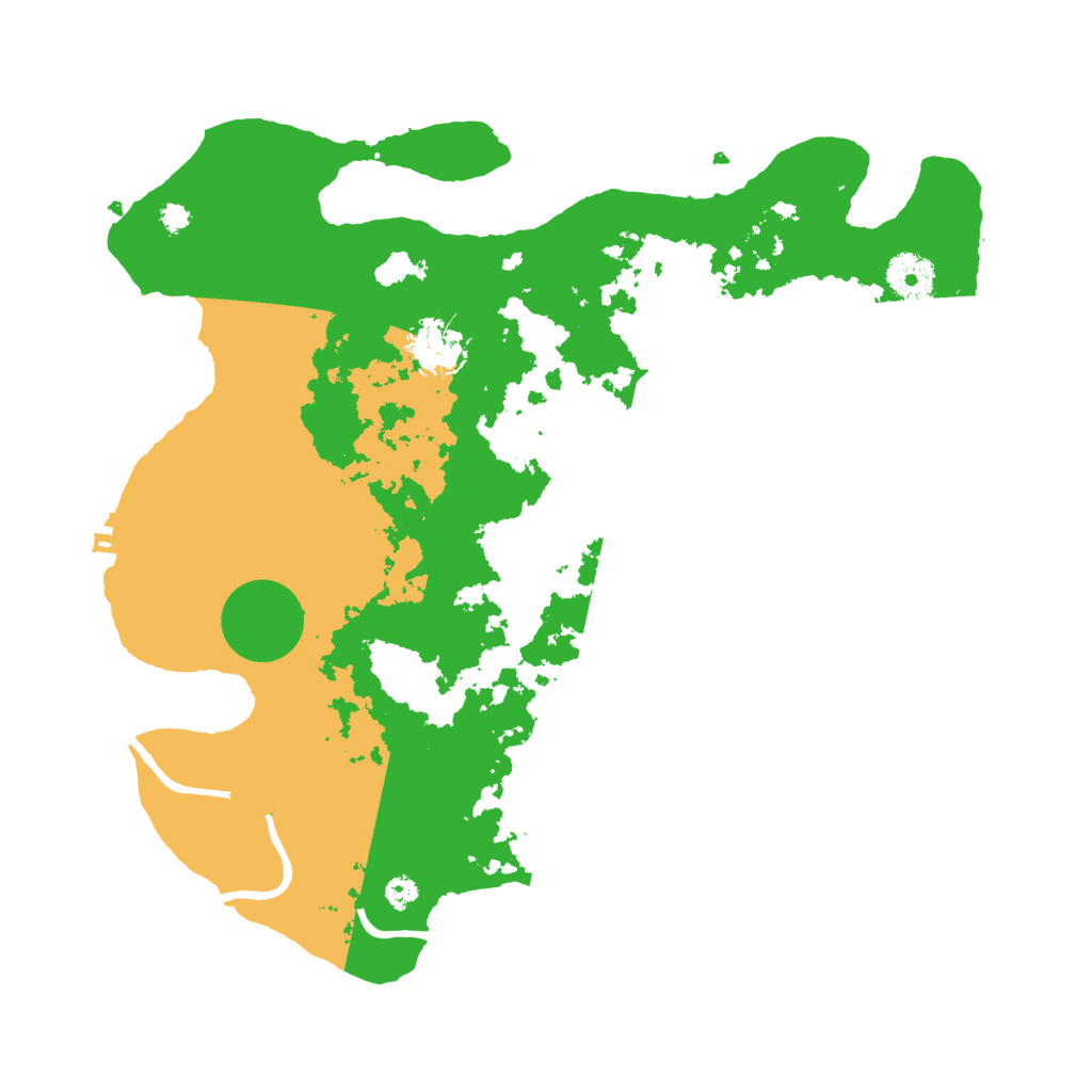 Biome Rust Map: Procedural Map, Size: 3500, Seed: 10975663