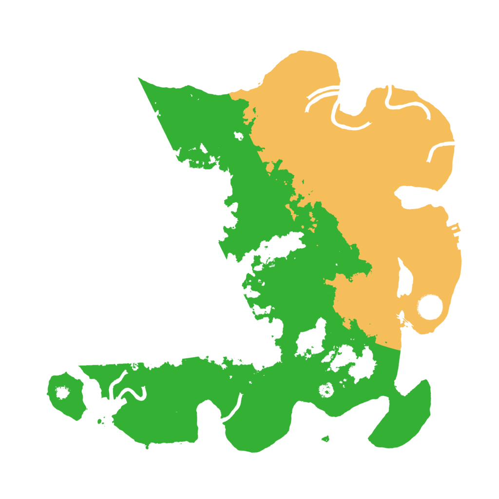 Biome Rust Map: Procedural Map, Size: 3500, Seed: 54312113