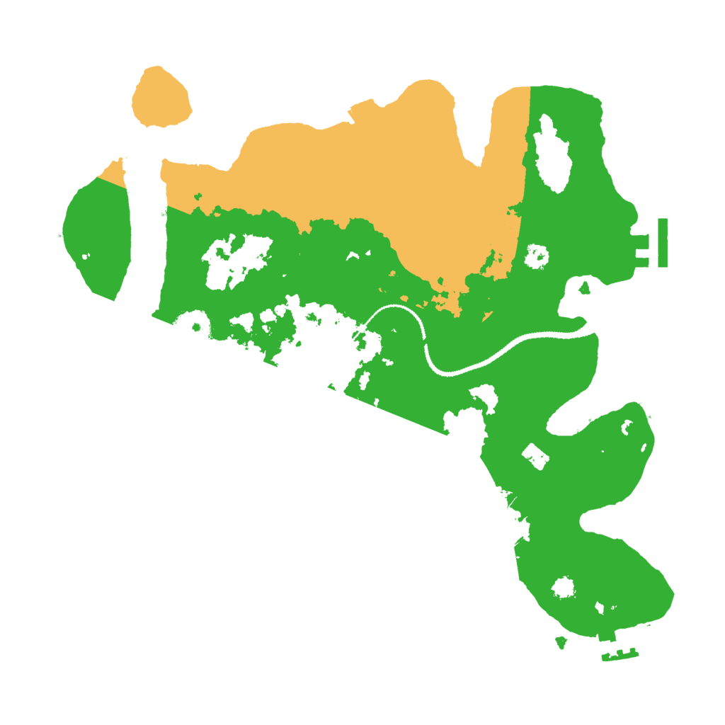 Biome Rust Map: Procedural Map, Size: 3000, Seed: 221092