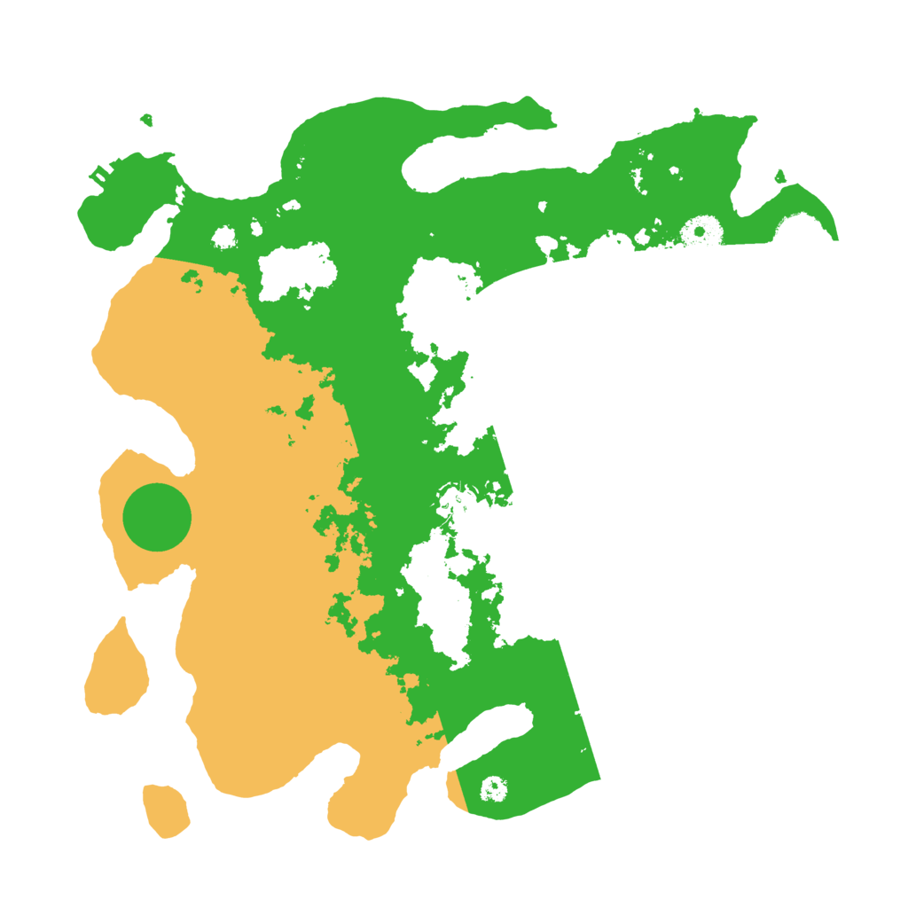 Biome Rust Map: Procedural Map, Size: 3500, Seed: 69331628