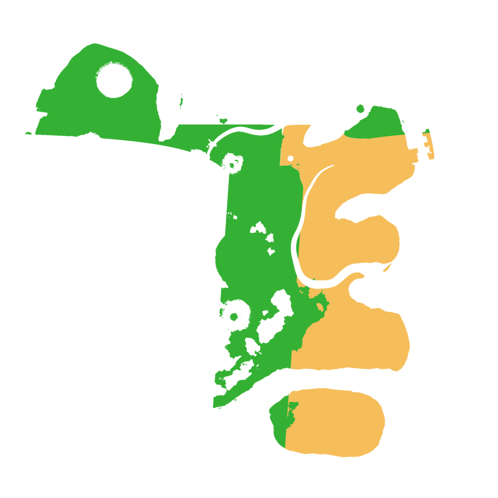 Biome Rust Map: Procedural Map, Size: 2500, Seed: 794228274