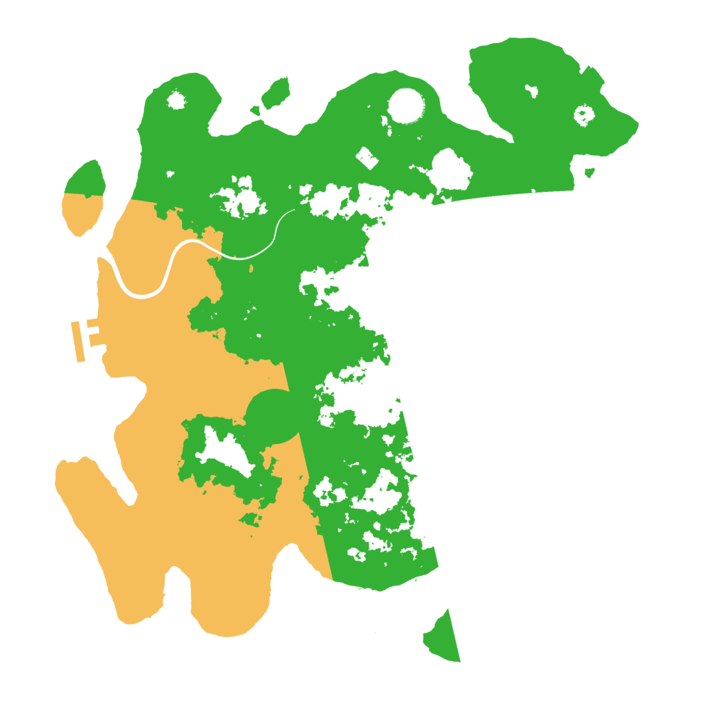 Biome Rust Map: Procedural Map, Size: 3500, Seed: 732901