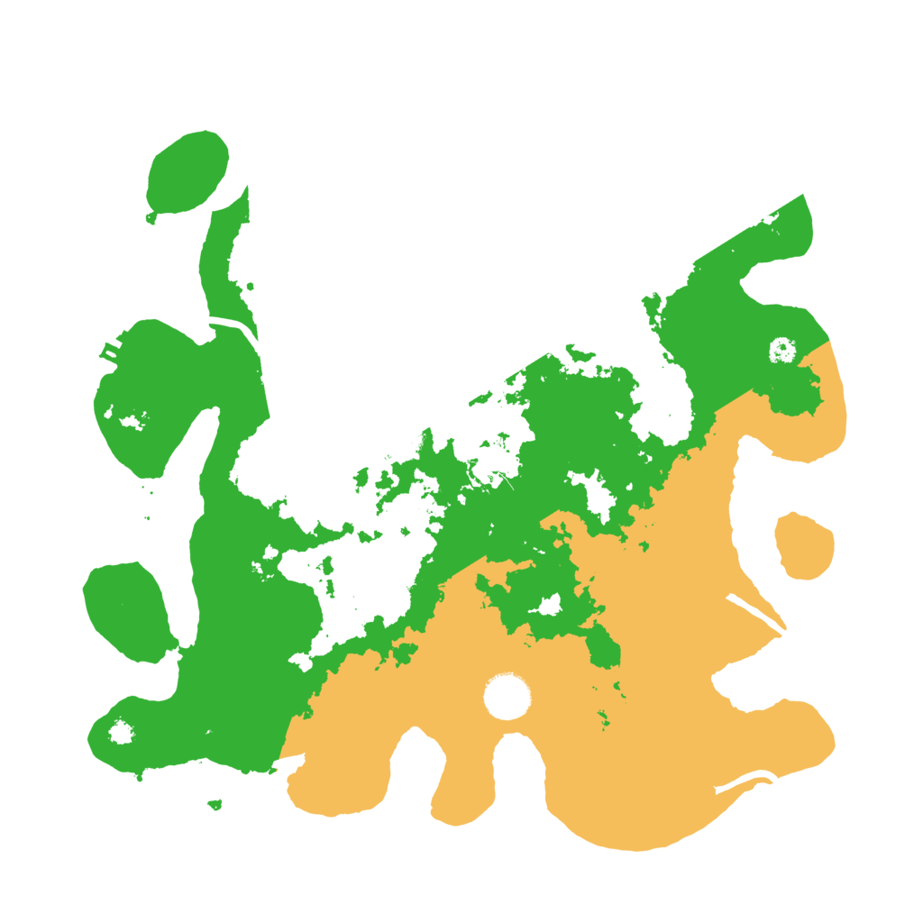 Biome Rust Map: Procedural Map, Size: 3500, Seed: 46648676