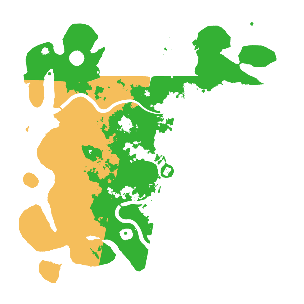Biome Rust Map: Procedural Map, Size: 3700, Seed: 692924