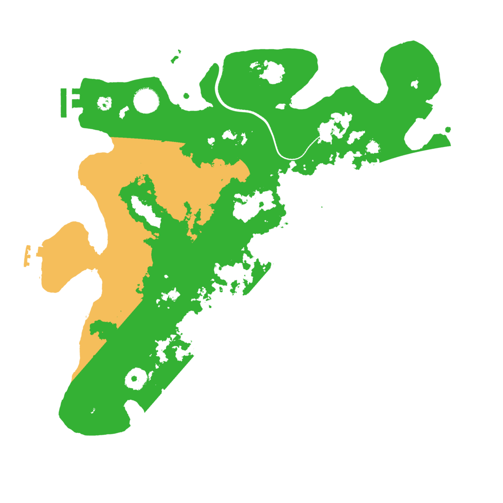 Biome Rust Map: Procedural Map, Size: 3500, Seed: 21866474