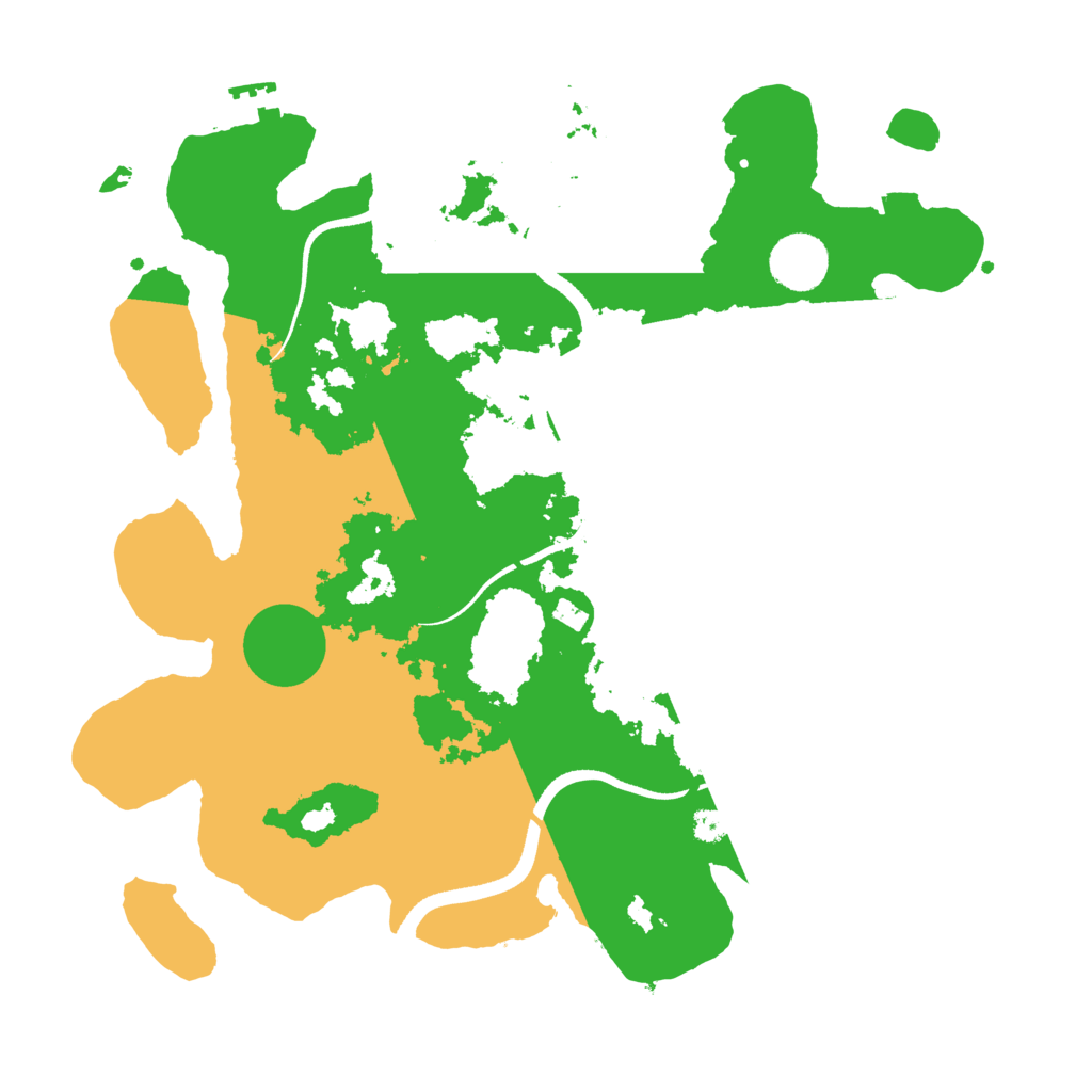Biome Rust Map: Procedural Map, Size: 3500, Seed: 6890779