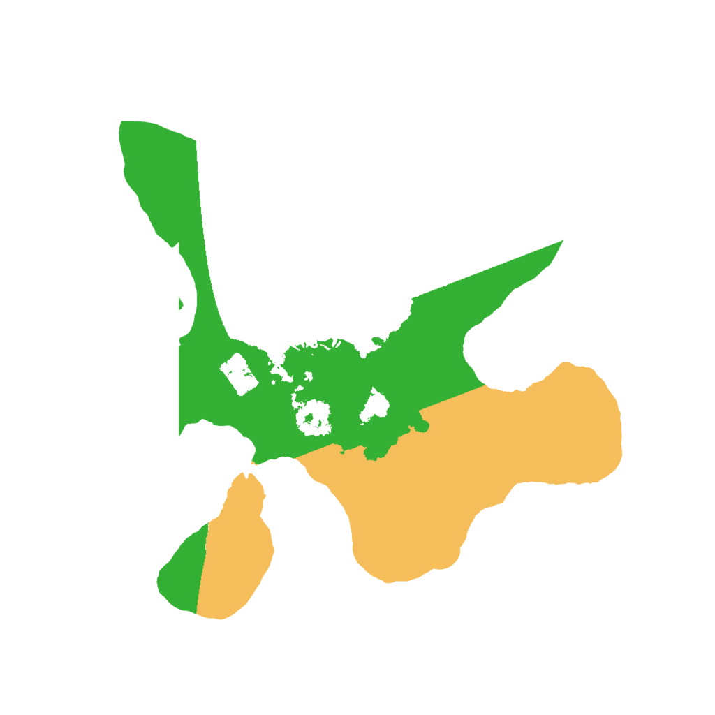 Biome Rust Map: Procedural Map, Size: 2000, Seed: 6947831