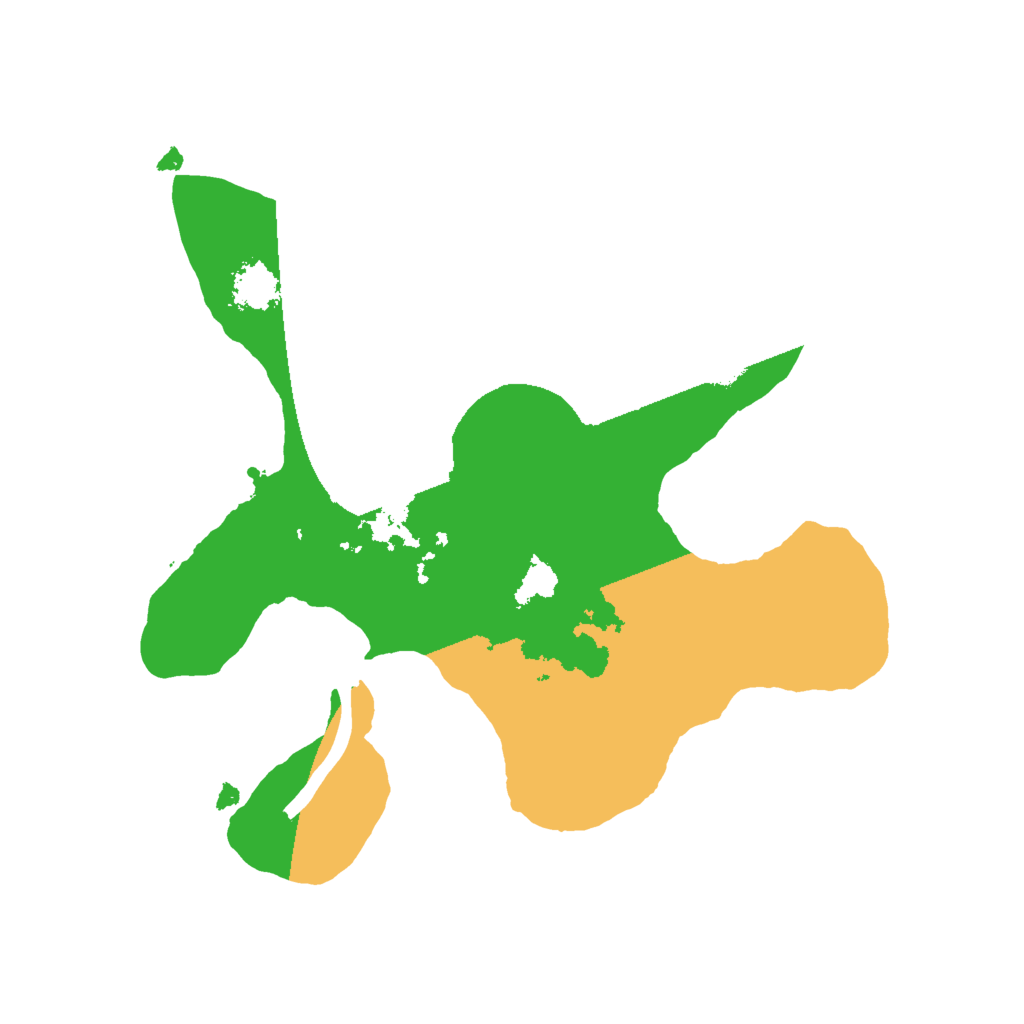 Biome Rust Map: Procedural Map, Size: 2000, Seed: 6947831