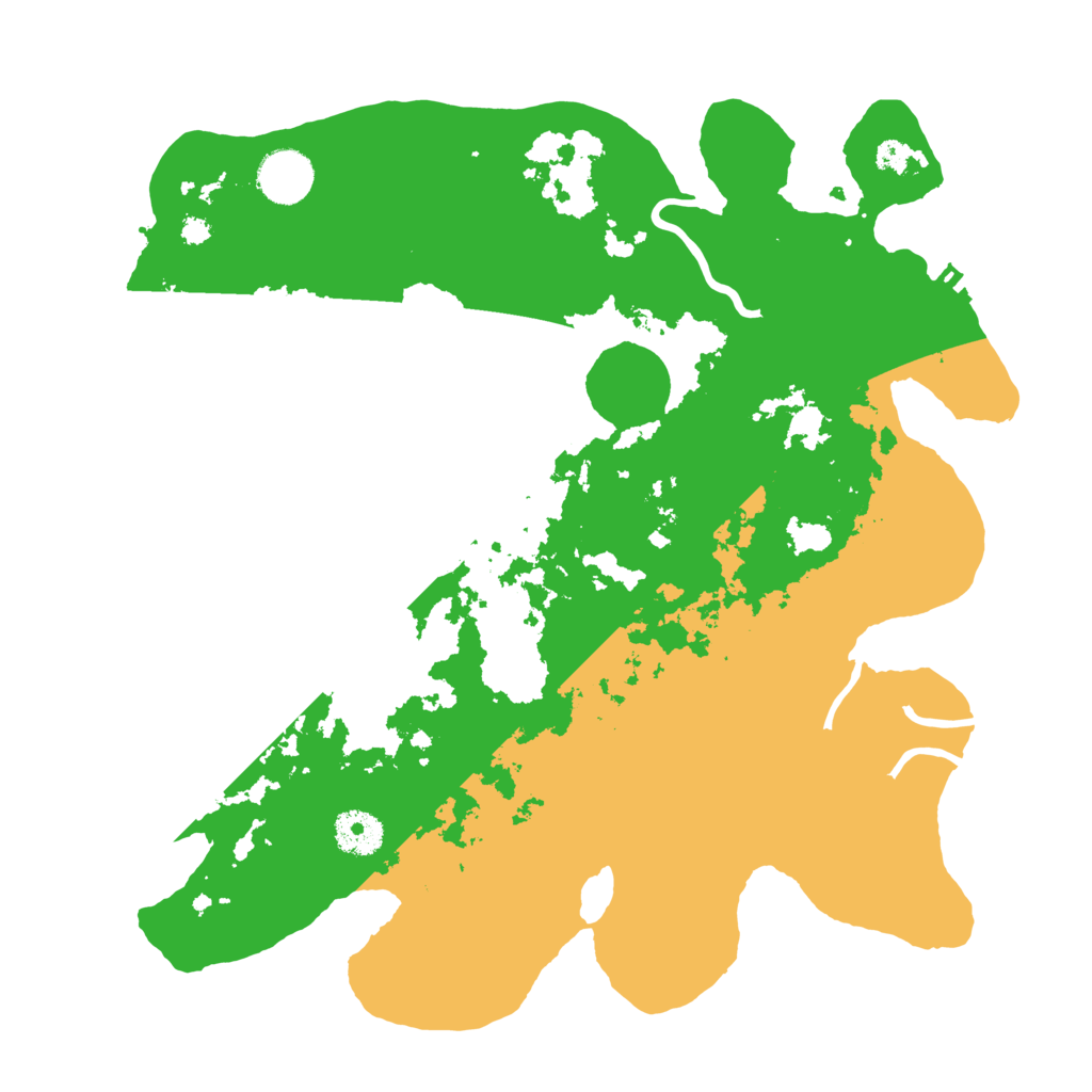 Biome Rust Map: Procedural Map, Size: 3500, Seed: 2016119469