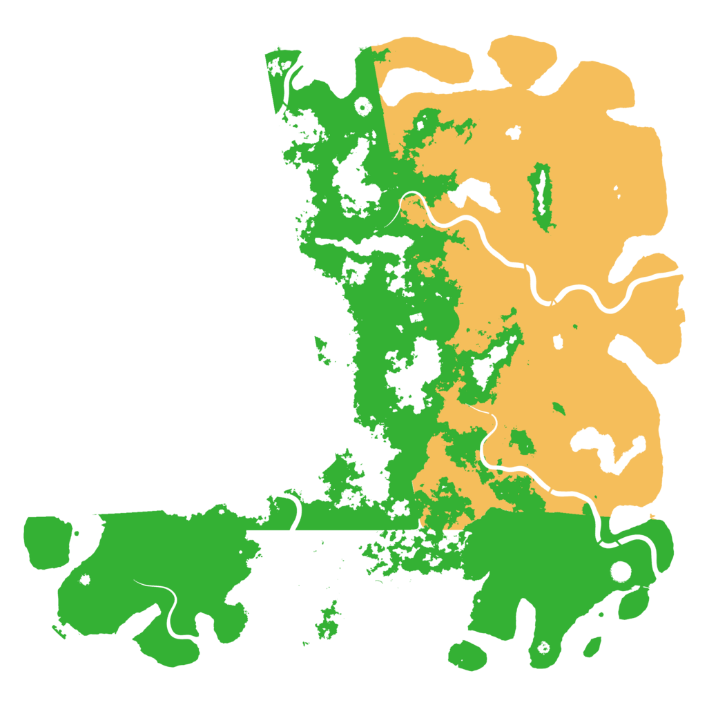 Biome Rust Map: Procedural Map, Size: 6000, Seed: 507490759
