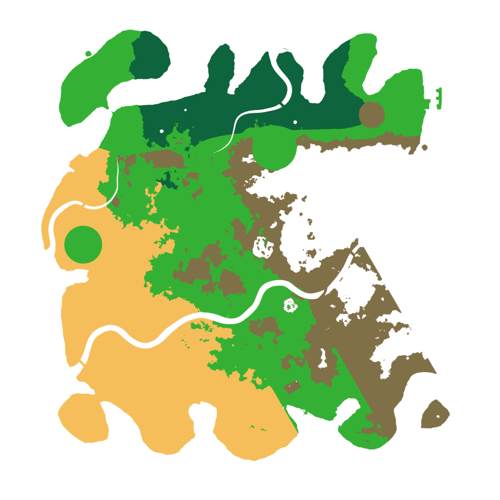 Biome Rust Map: Procedural Map, Size: 3500, Seed: 386428780