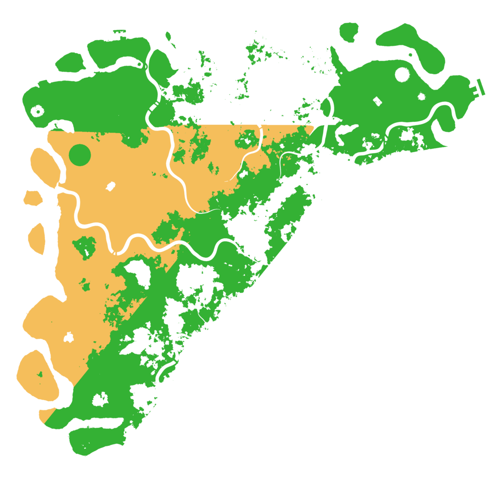 Biome Rust Map: Procedural Map, Size: 6000, Seed: 2023215