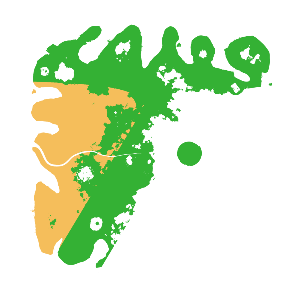 Biome Rust Map: Procedural Map, Size: 3500, Seed: 41776921