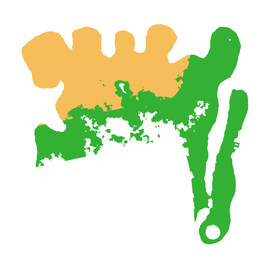 Biome Rust Map: Barren, Size: 3250, Seed: 1744767210