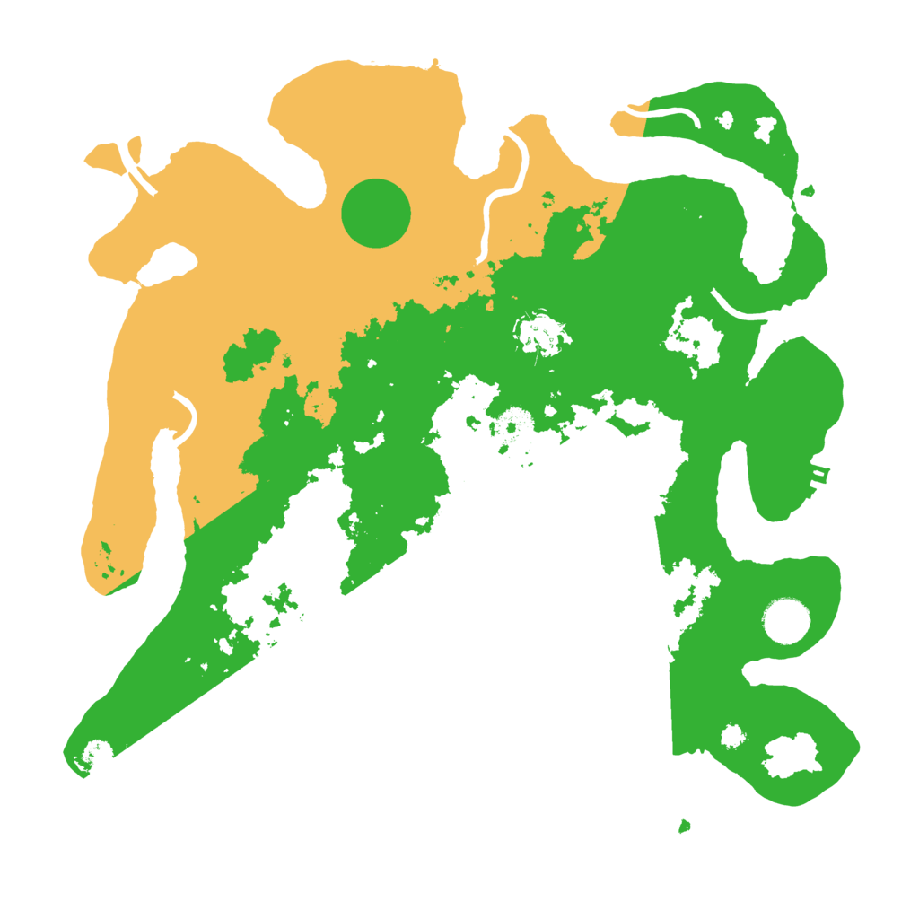 Biome Rust Map: Procedural Map, Size: 3500, Seed: 63778256